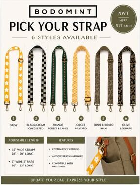 Bodomint Interchangeable Strap Pick Your Style NWT